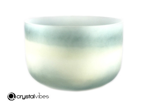 13" D# Note 440Hz Perfect Pitch Turquoise/Citrine Empyrean Crystal Singing Bowl UP +0 cents  11001207